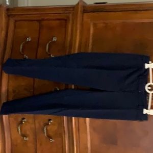 NWT White House Black Market navy dress slacks size 4R.